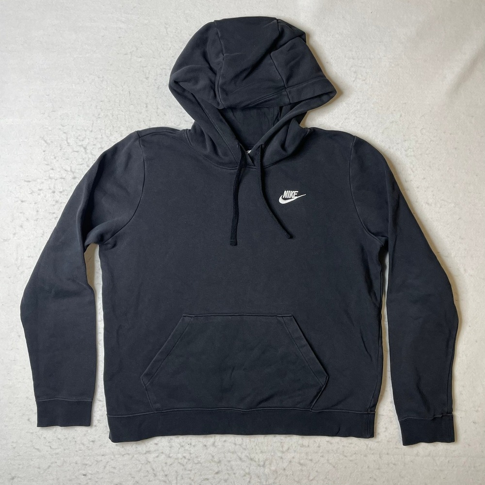 Nike Sportswear Club Fleece Pullover Hoodie Black Size‎ Medium